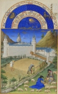Mes febrero Zodiac del Libro de Horas del duque de Berry